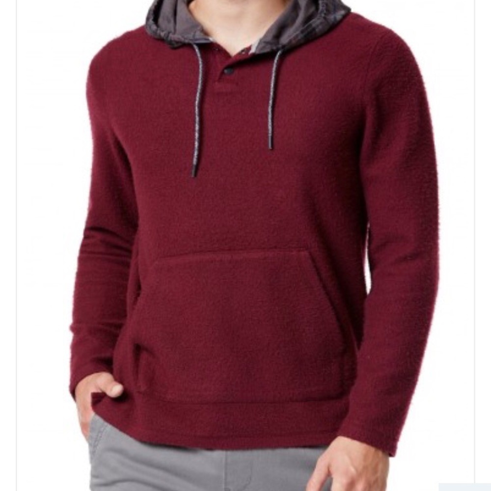 Unionbay Emerson Henley Hoodie, sz L